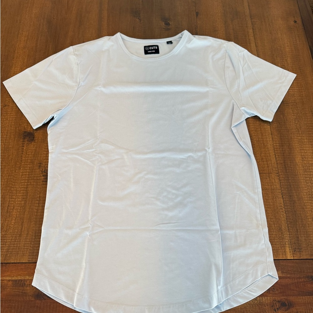 Men’s Cuts Clothing White Shirt Size XL